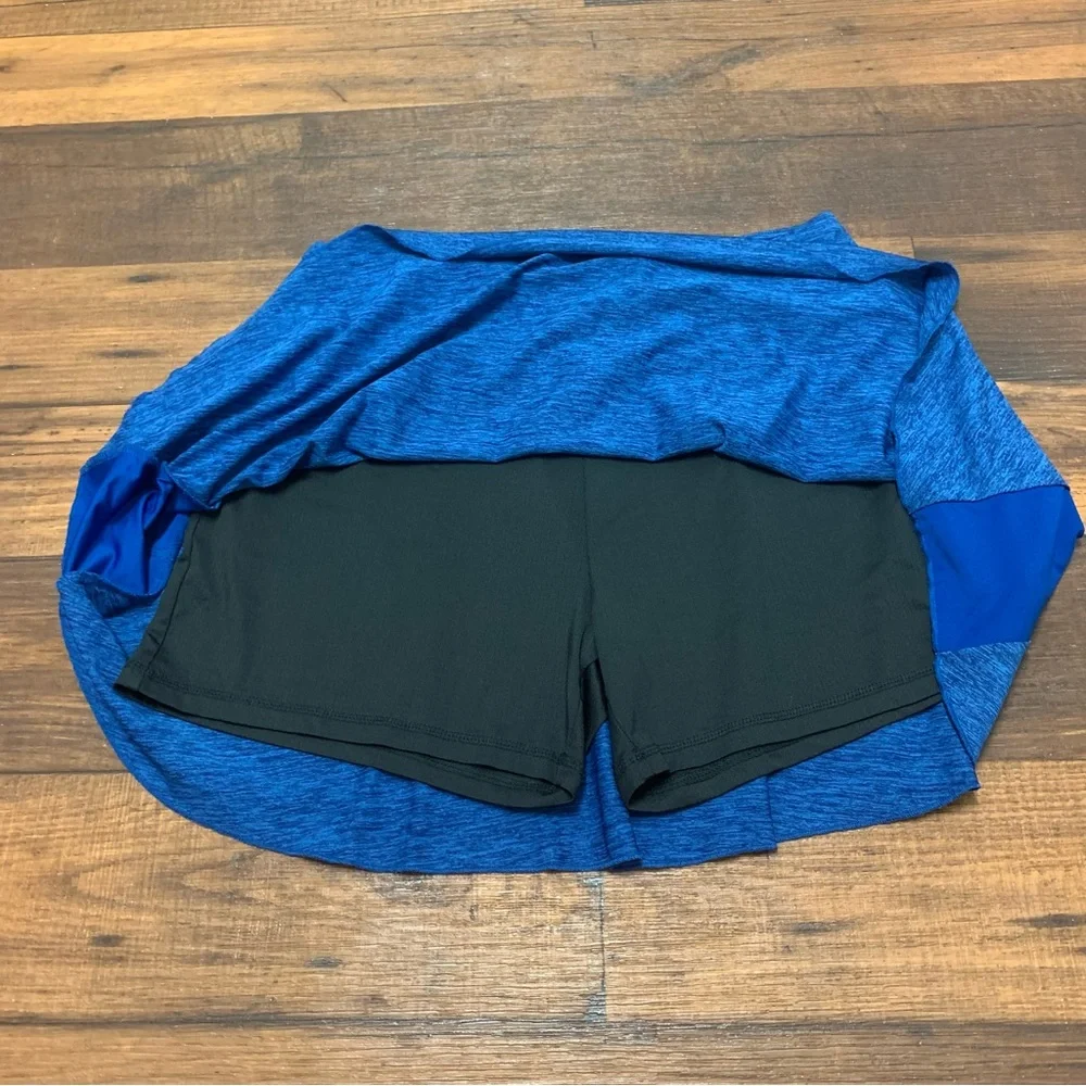 Nidalee Women’s Running Athletic Tennis Blue Skirt Active Sports Golf Skort XL
